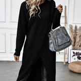Robe pull tricotée