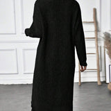 Robe pull tricotée