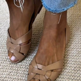 Serafina | Sandales Tressées Nature