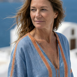Avenor - Robe Midi d'Été à Décolleté en V
