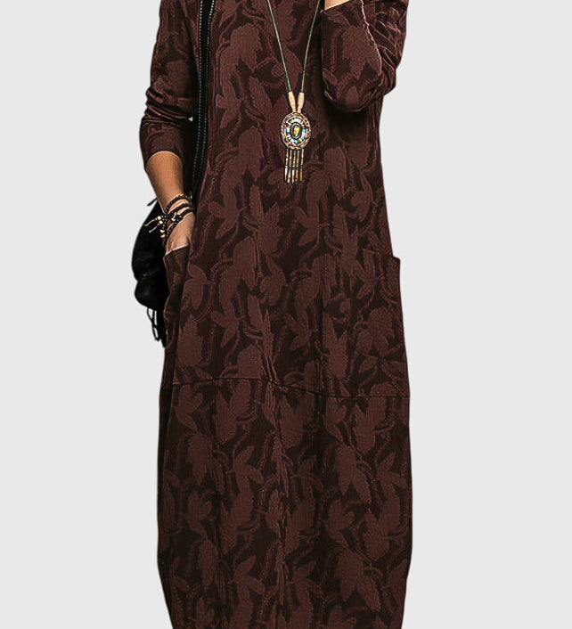 Victoria | Robe Décontractée à Col Rond