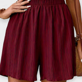 Shorts Élégants avec Pli