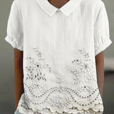 Lily | Chemise Brodée Florale