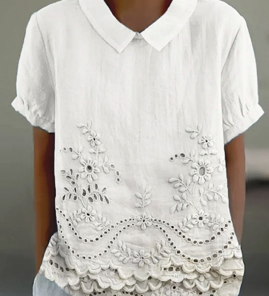 Lily | Chemise Brodée Florale