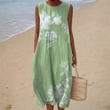 Zoé | Robe Sans Manches Fluide