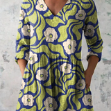 Elodie | Blouse Longue avec Décolleté en V