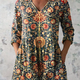 Celine | Blouse Longue avec Décolleté en V