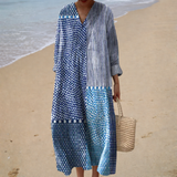 Béatrice | Robe Fluide à Motif