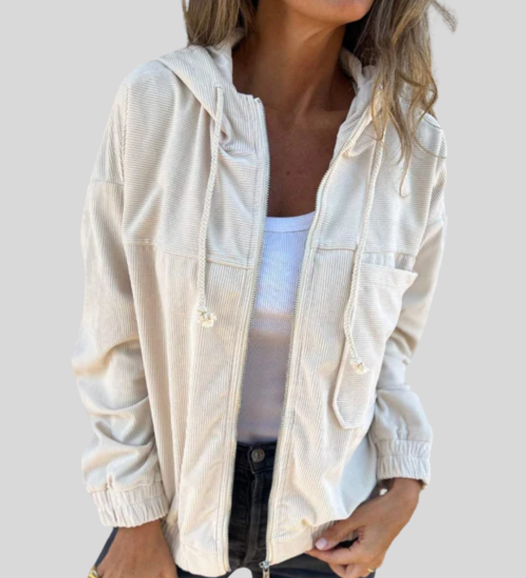 Delphine | Gilet zippé doux
