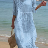 Clémence - Robe décontractée pour femme avec broderies.