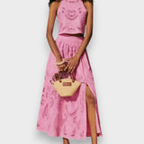 Moema - Ensemble Rose en Dentelle