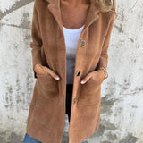 Bérangère - Manteau décontracté et épais avec revers