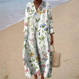 Pauline | Robe Imprimée d'Été