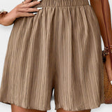 Shorts Élégants avec Pli