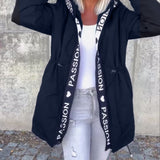 Myriam - Manteau décontracté avec capuche