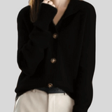 Stéphanie | Cardigan en Cachemire Style Rétro