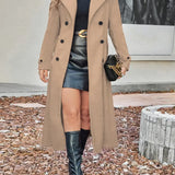 Adèline - Manteau à double boutonnage avec col à revers