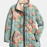 Capucine | Veste à Imprimé Floral Matelassé