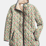 Dahlia | Veste matelassée imprimée florale vintage