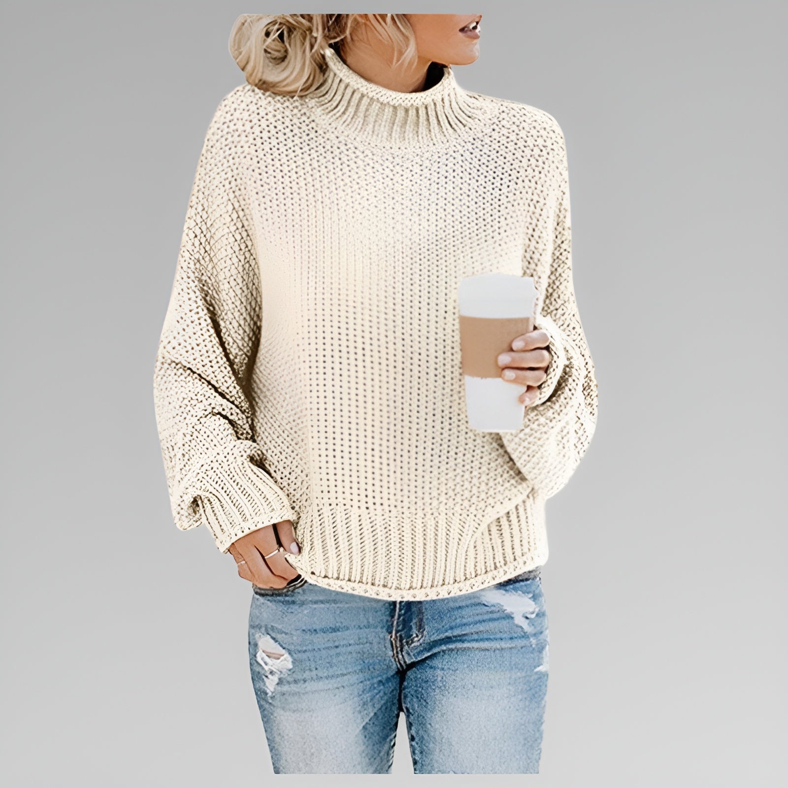 Anne | Pull Tricoté Classique et Confortable