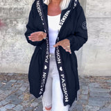 Myriam - Manteau décontracté avec capuche