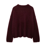 Garnelle - Pull Uni avec Col Rond