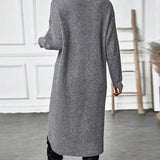 Robe pull tricotée