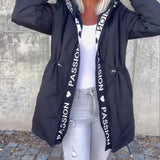 Myriam - Manteau décontracté avec capuche