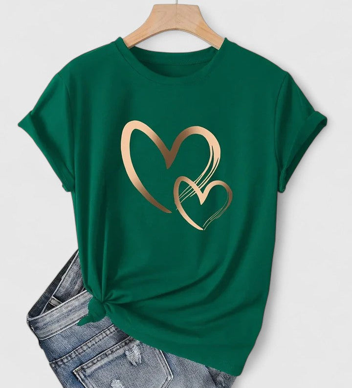 Clara | T Shirt Confortable à Manches Courtes