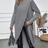 Robe pull tricotée