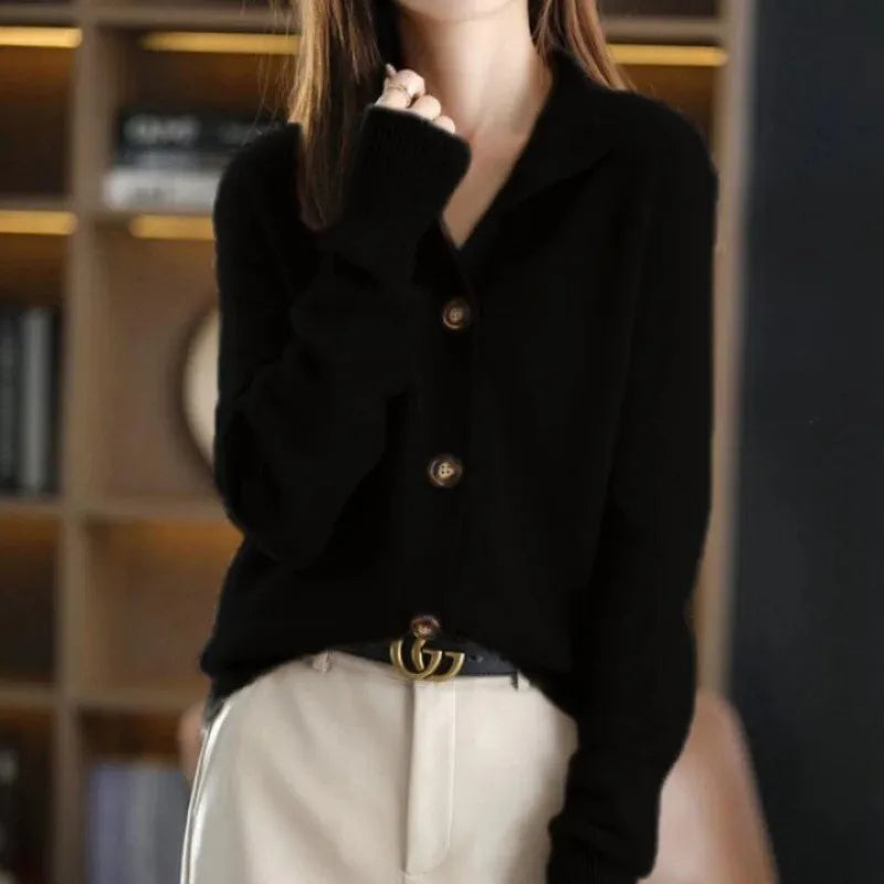 Marceline - Cardigan en Tricot Détendu et Confortable