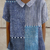 Allie | Chemise Imprimée Patchwork