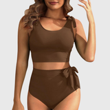 Auriane | Ensemble de Bikini Deux Pièces Taille Haute