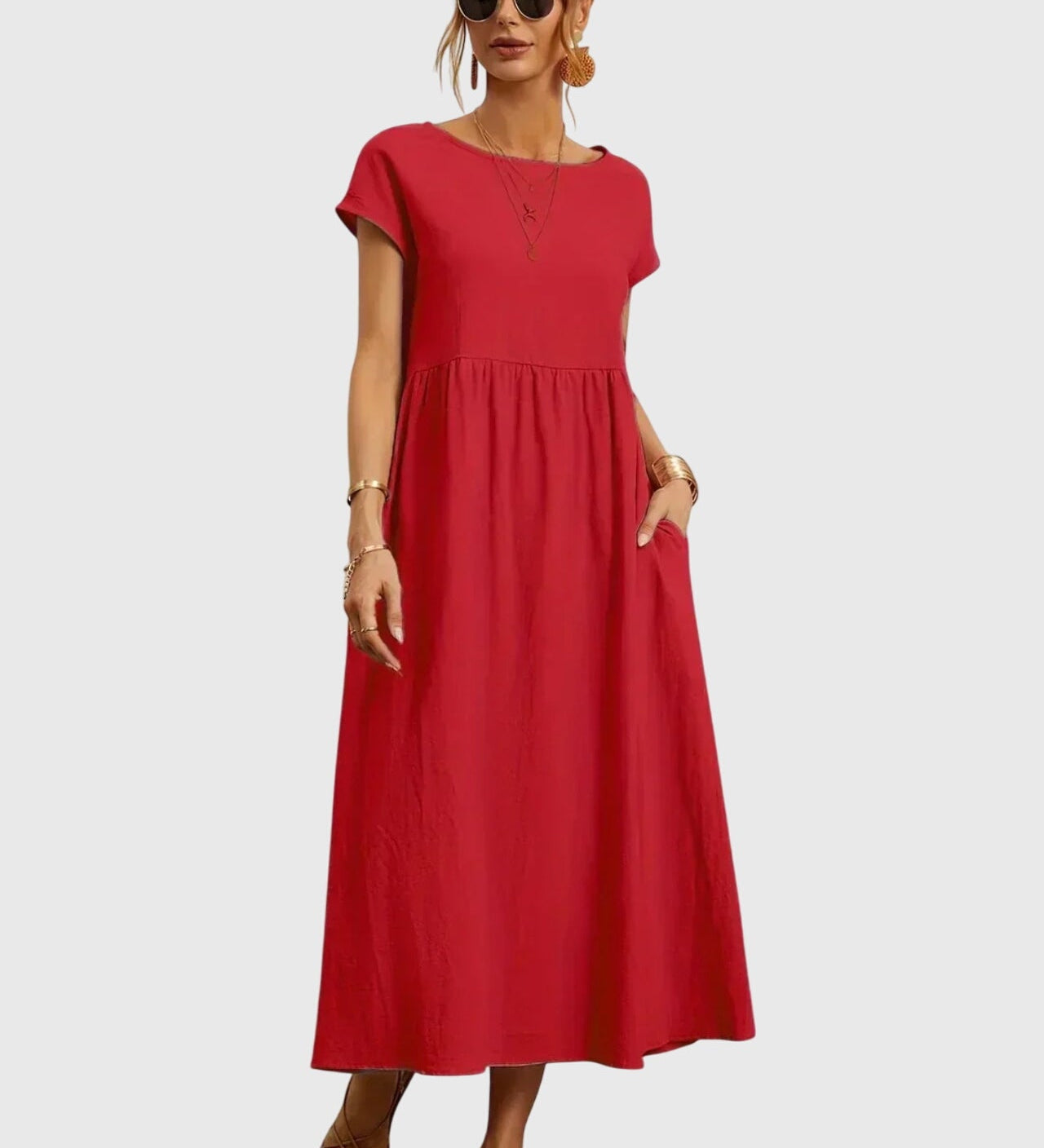 Giselle | Robe Décontractée avec Poches