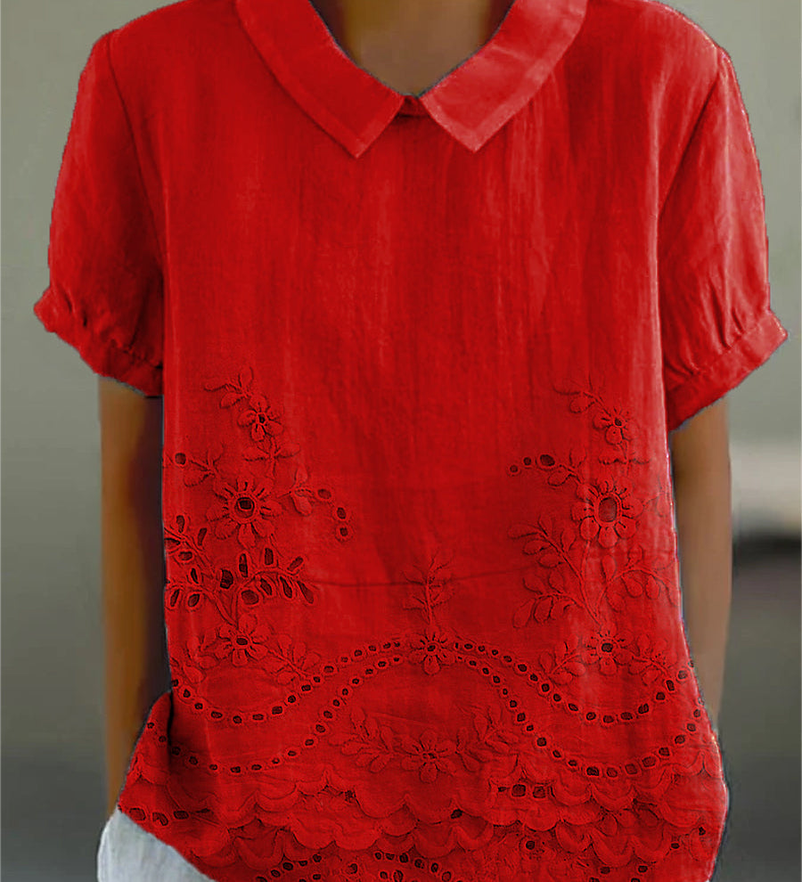 Lily | Chemise Brodée Florale