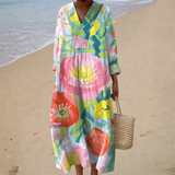 Morgane | Robe Imprimée d'Été