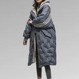 Gwendoline - Manteau d'hiver long avec doublure