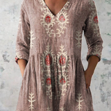Elise | Blouse Longue avec Décolleté en V