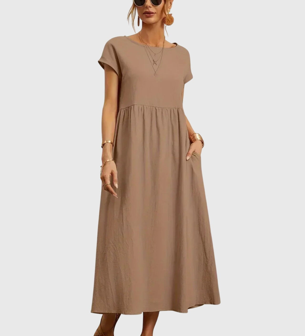 Giselle | Robe Décontractée avec Poches