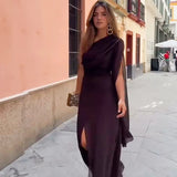 Dinard | Robe Maxi à Manches Cape