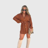 Sylvie | Robe Salopette Élégante