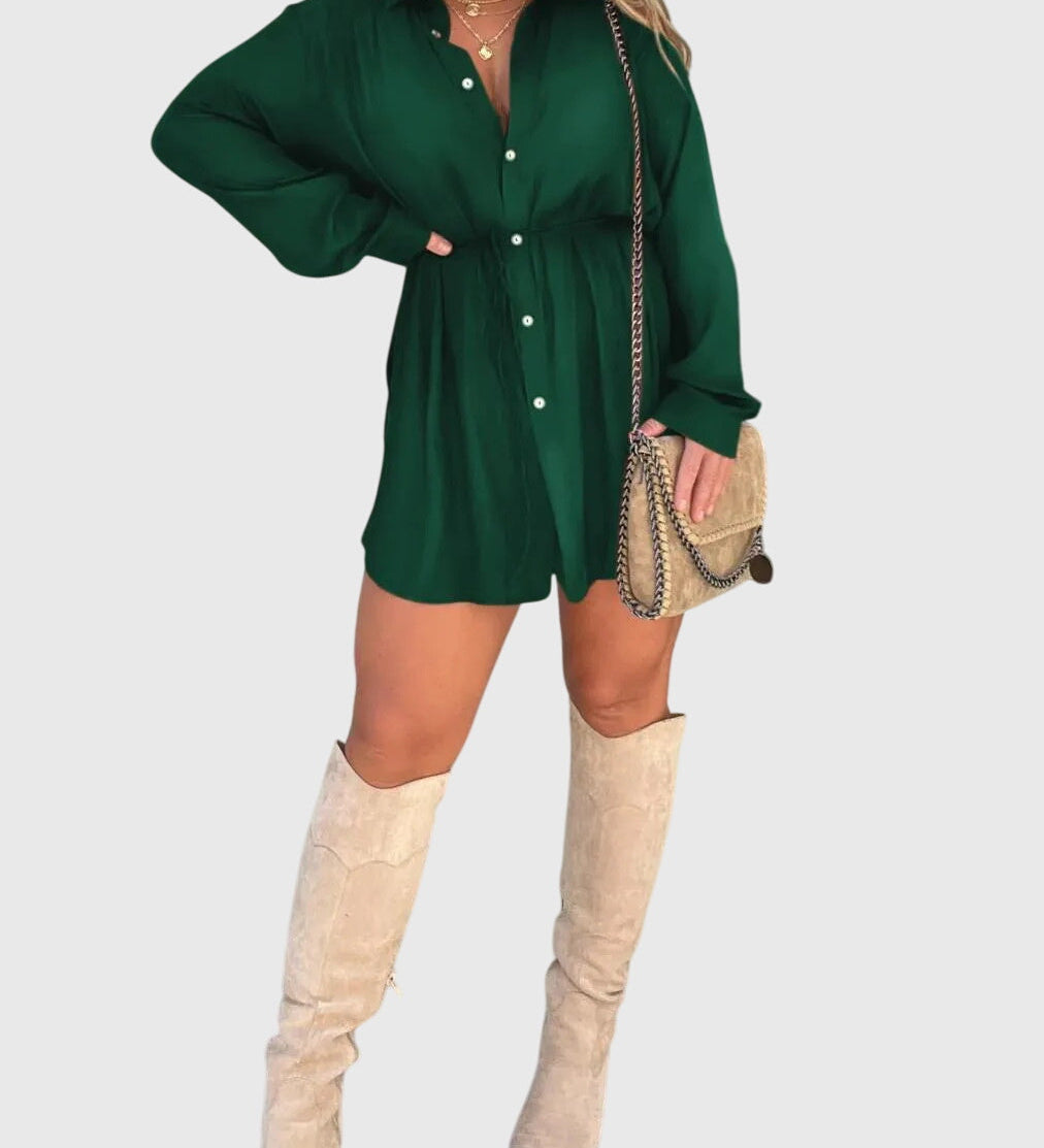 Sylvie | Robe Salopette Élégante