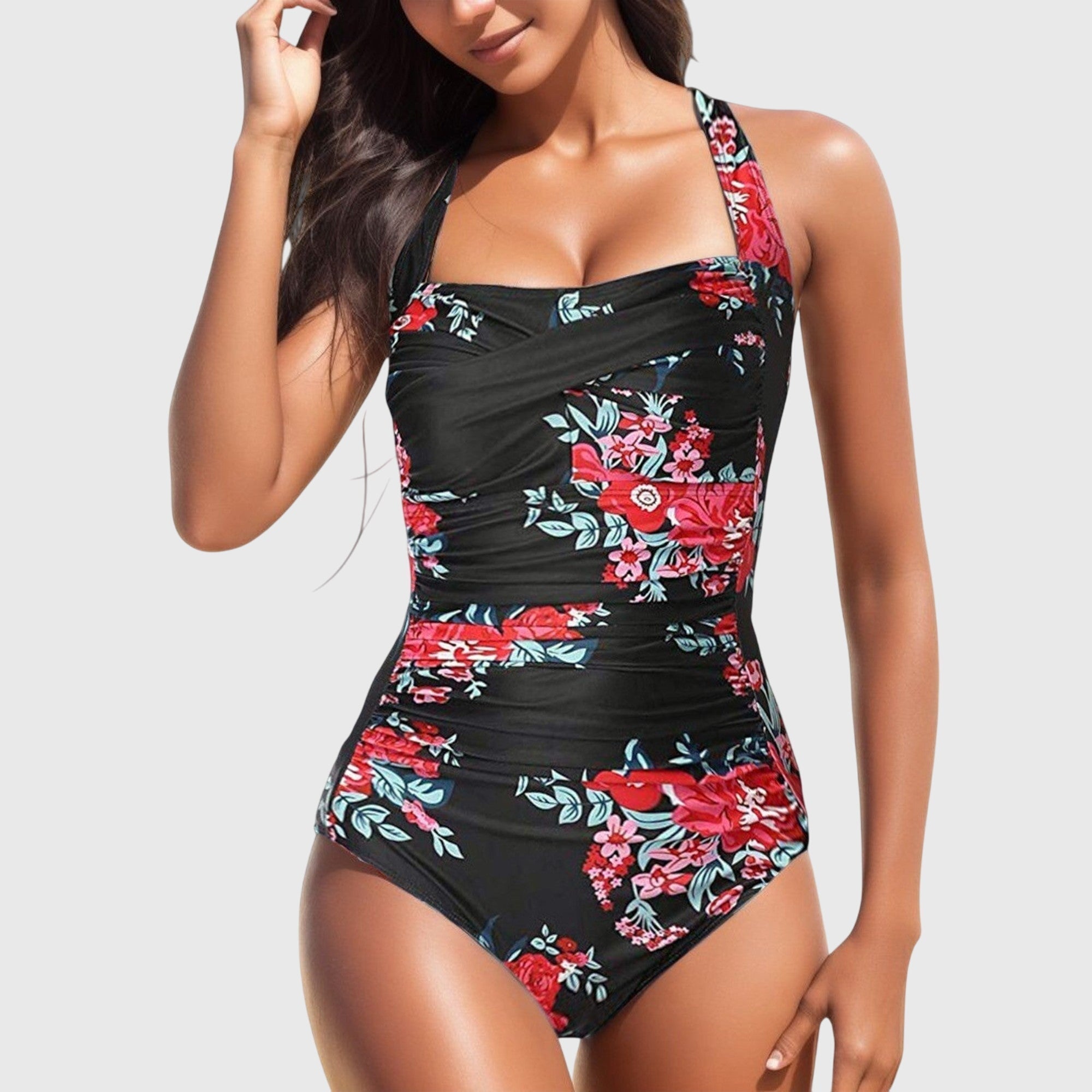 Raphaëlle | Maillot de Bain Floral Une Pièce