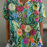 Daisy | Chemise Florale Aquarelle