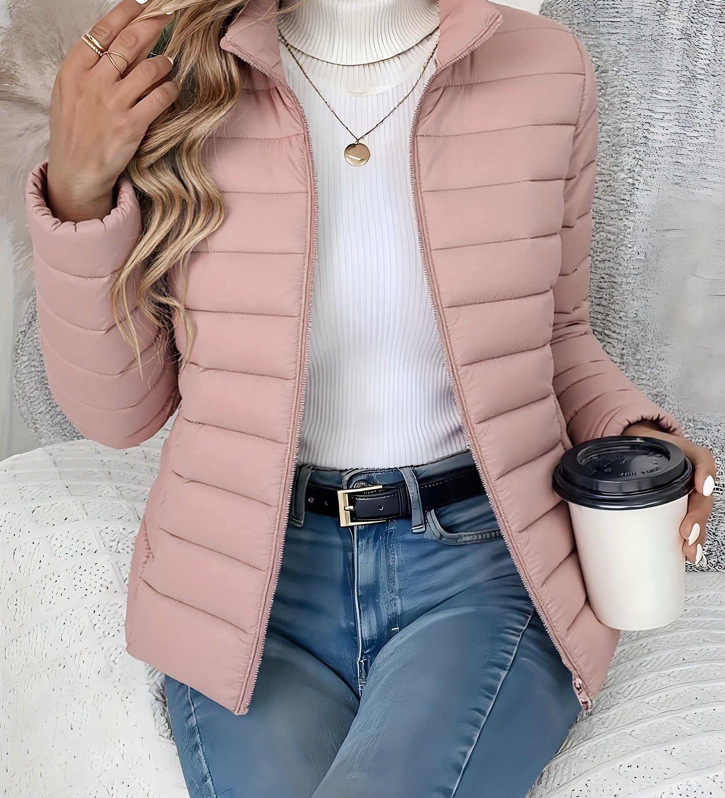 Tiphaine - Manteau d'hiver léger pour femme