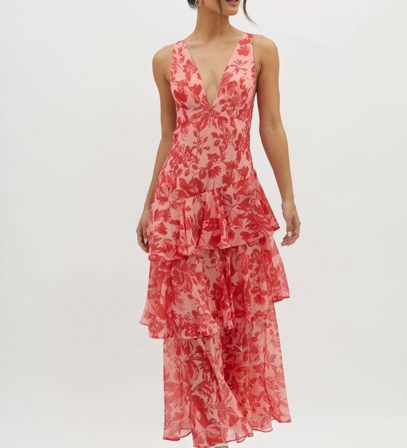 Bandol | Robe Fleurie Décolleté Profond