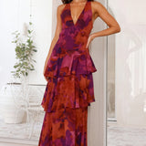 Bandol | Robe Fleurie Décolleté Profond