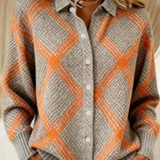 Idalie – Blouse à carreaux en matière de hoodie chaude et douce