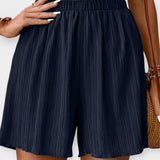 Shorts Élégants avec Pli
