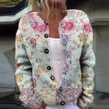 Salomé - Cardigan Tricot Floral